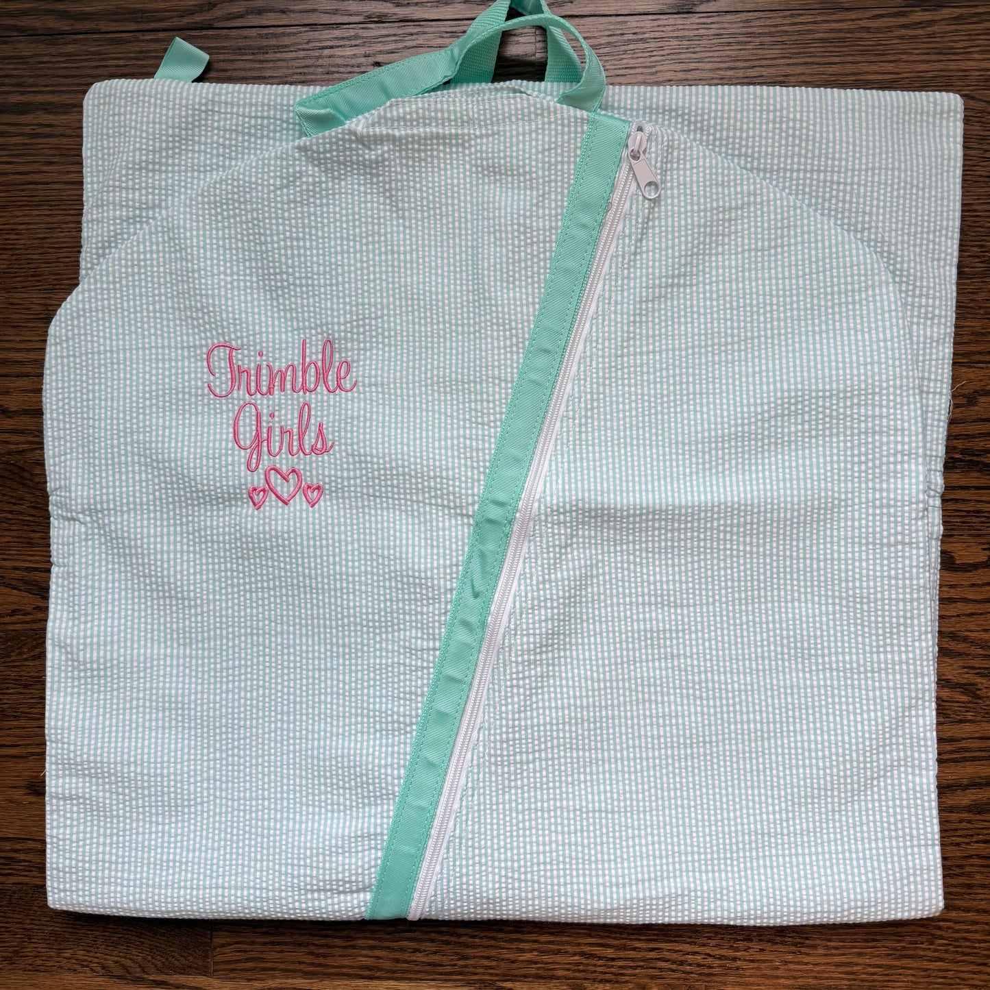 Seersucker Garment Bag