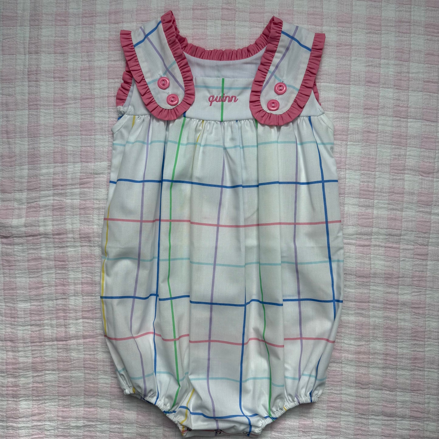 Ruffle strap bubble