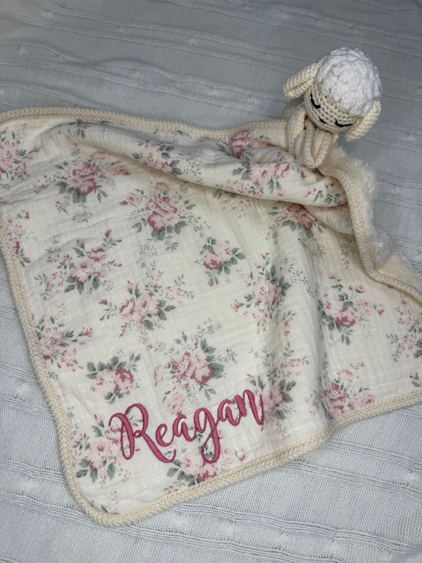 Crocheted rattle