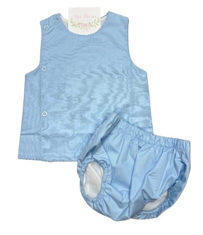 Diaper Set with picot trim