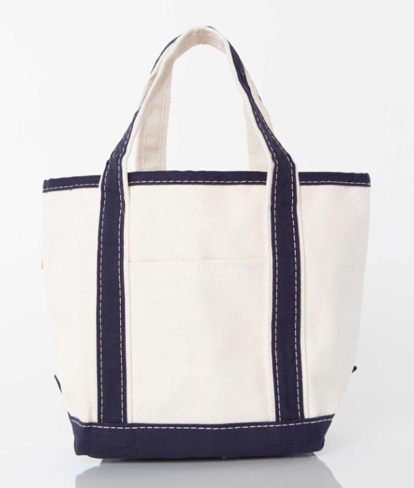 Mini Open Top Canvas Tote