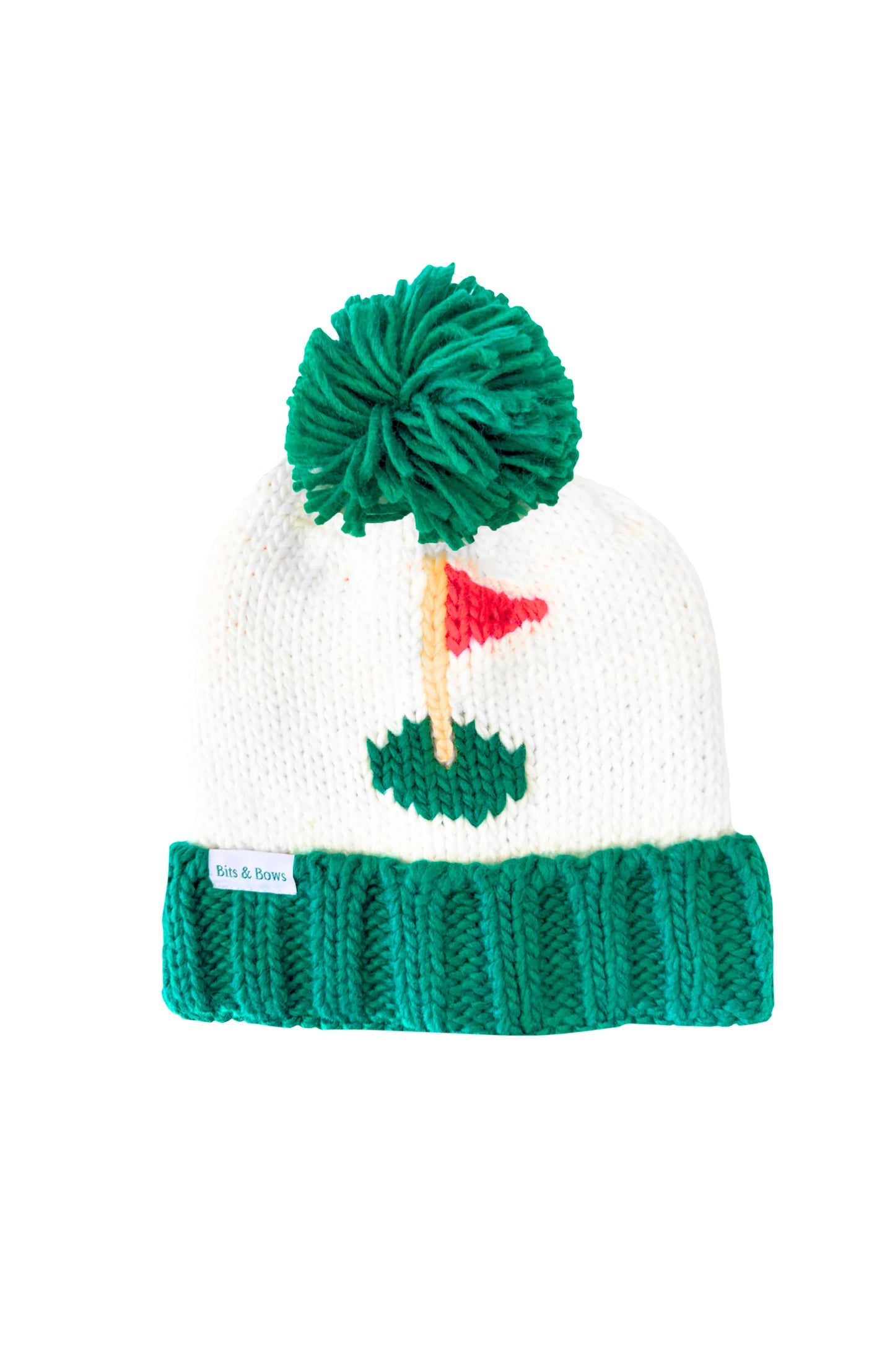 Golf flag bobble hat