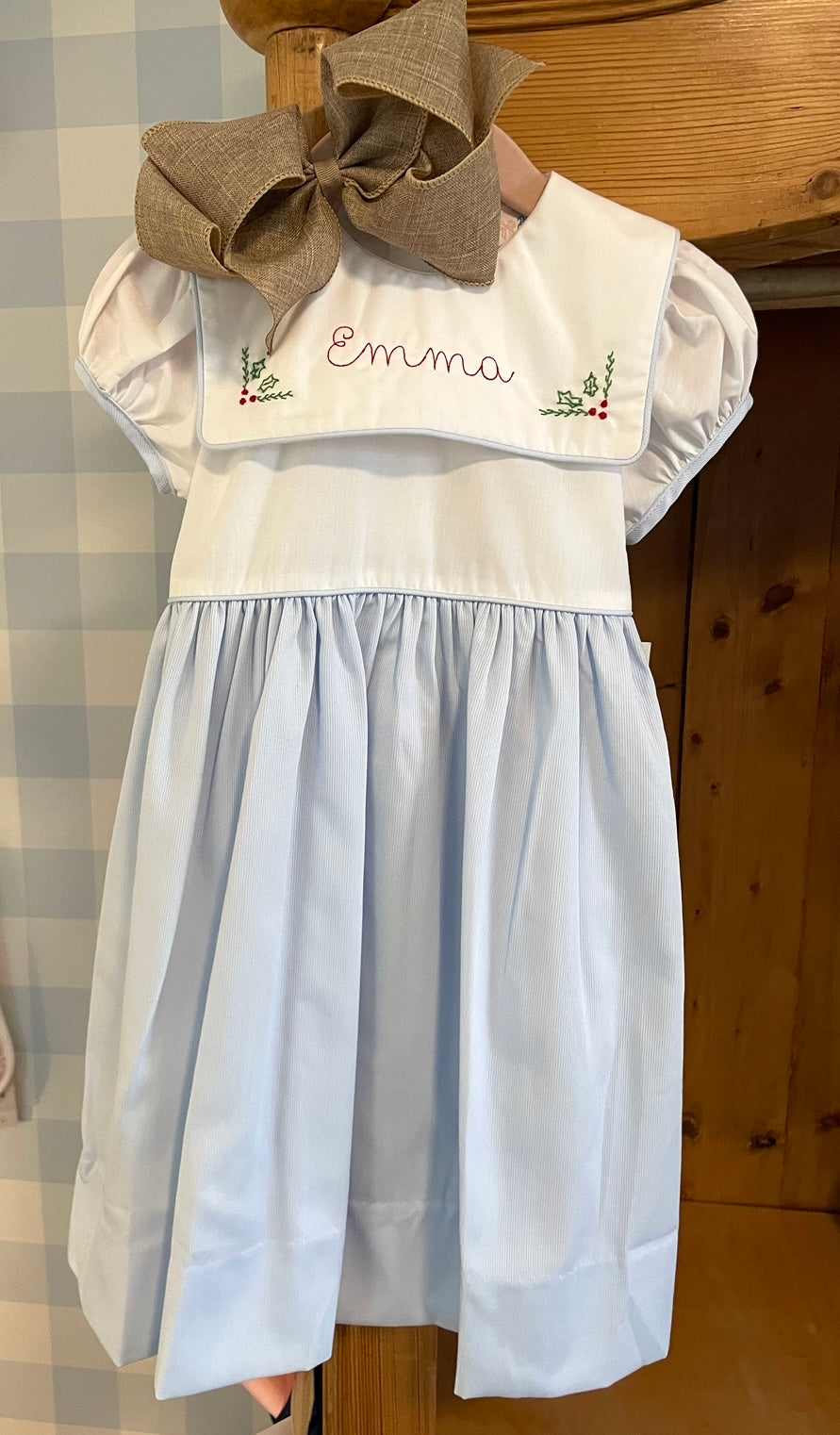 Holly tie back dress