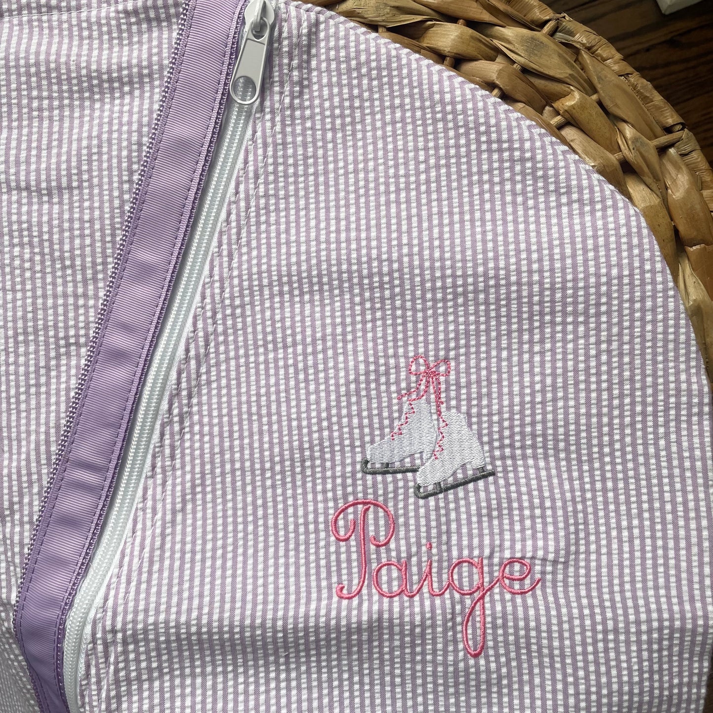 Seersucker Garment Bag