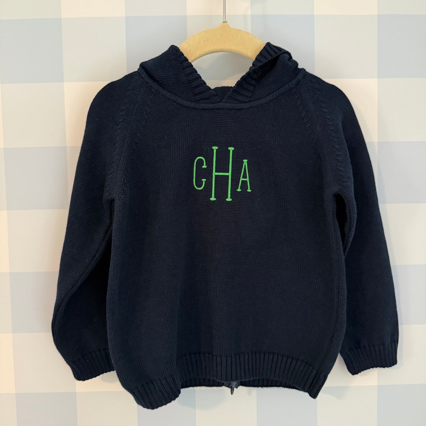 Zip Back Hoodie