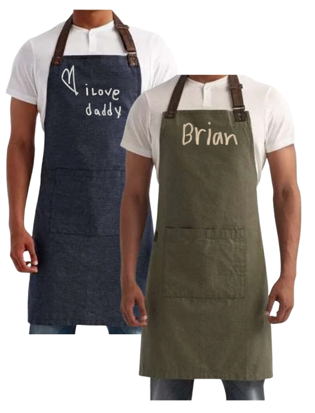 Men's bib apron