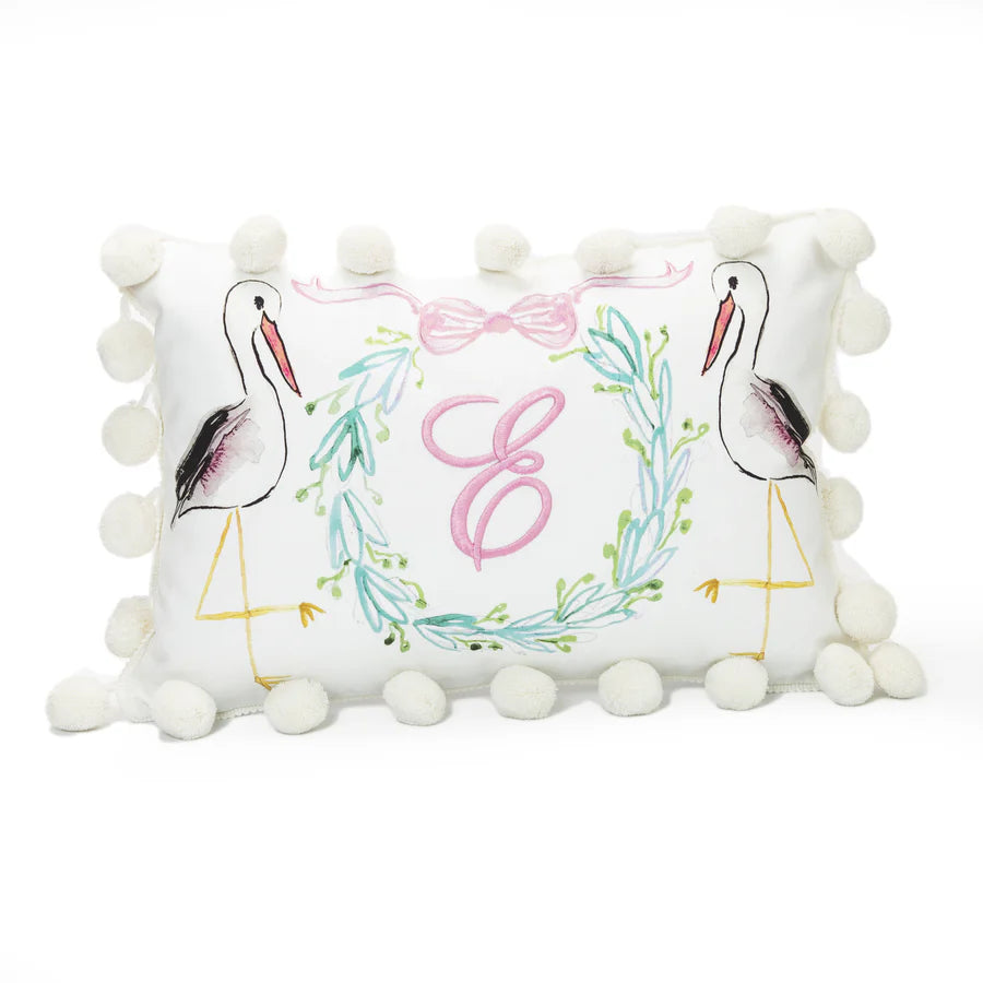Stork lumbar pillow