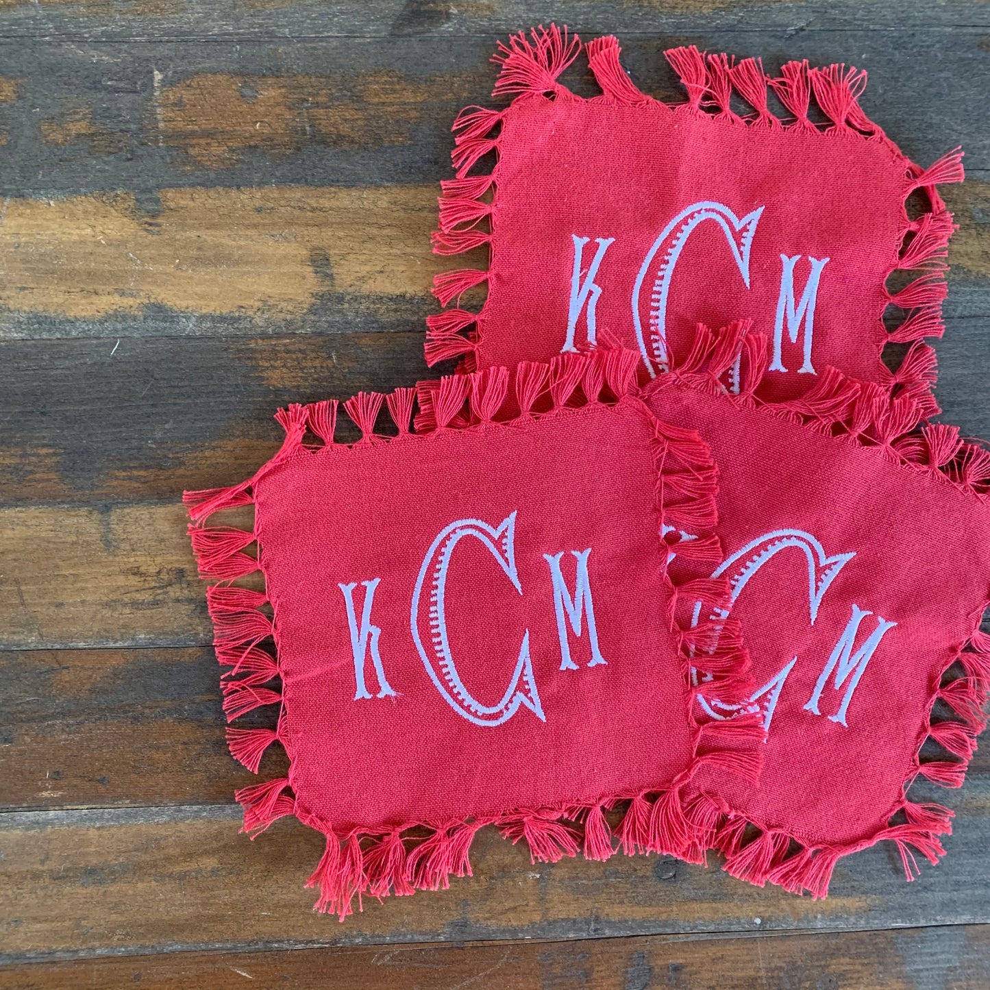 Fringe cocktail napkin (set of 4)