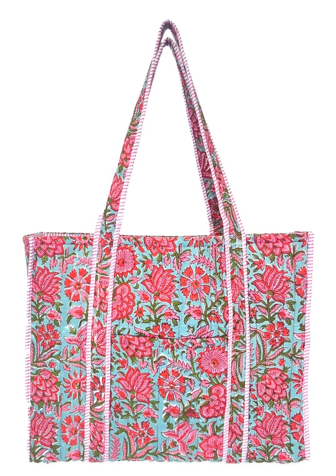 Quilted tote bag