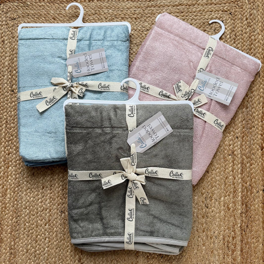 Bamboo cotton hooded towel