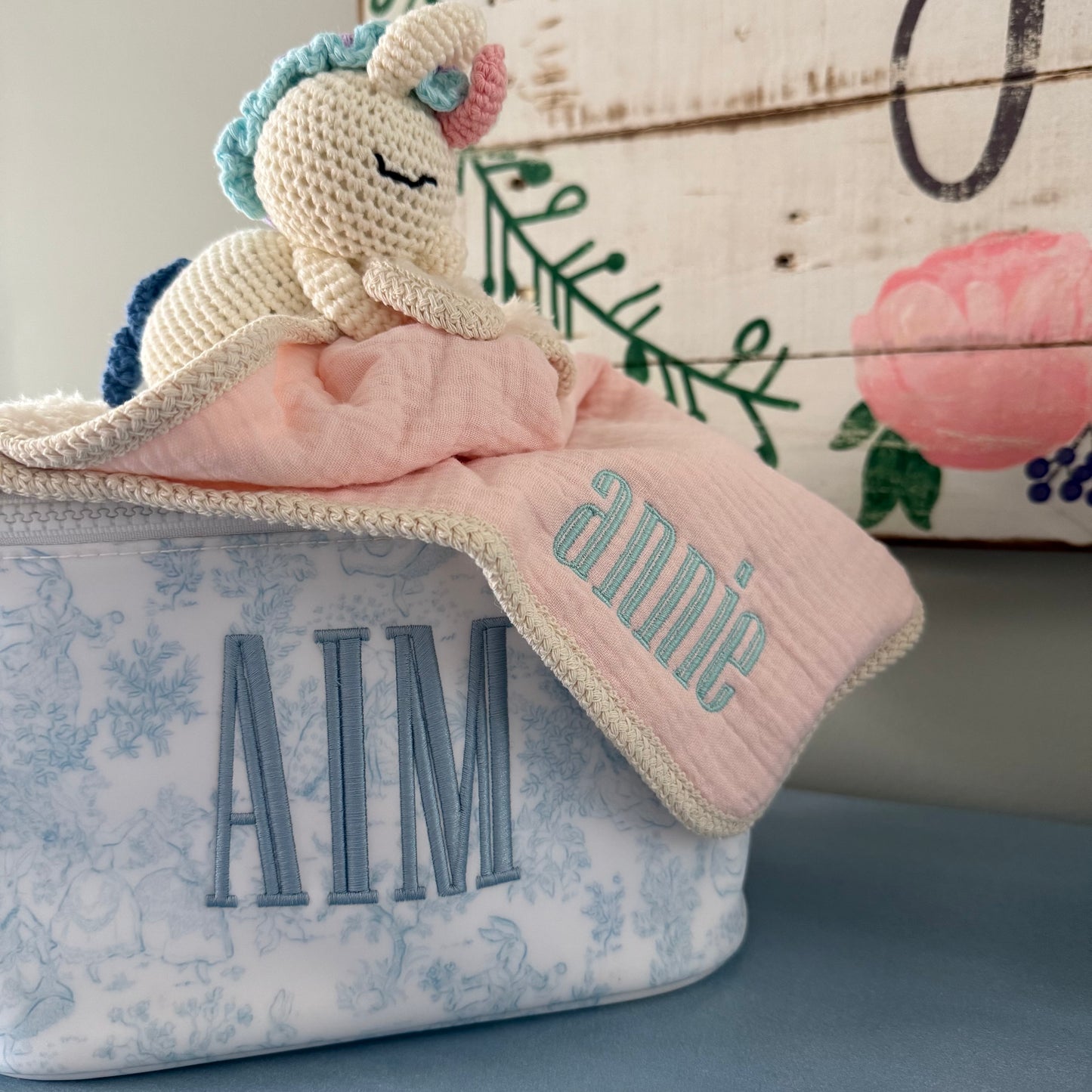 Crocheted rattle