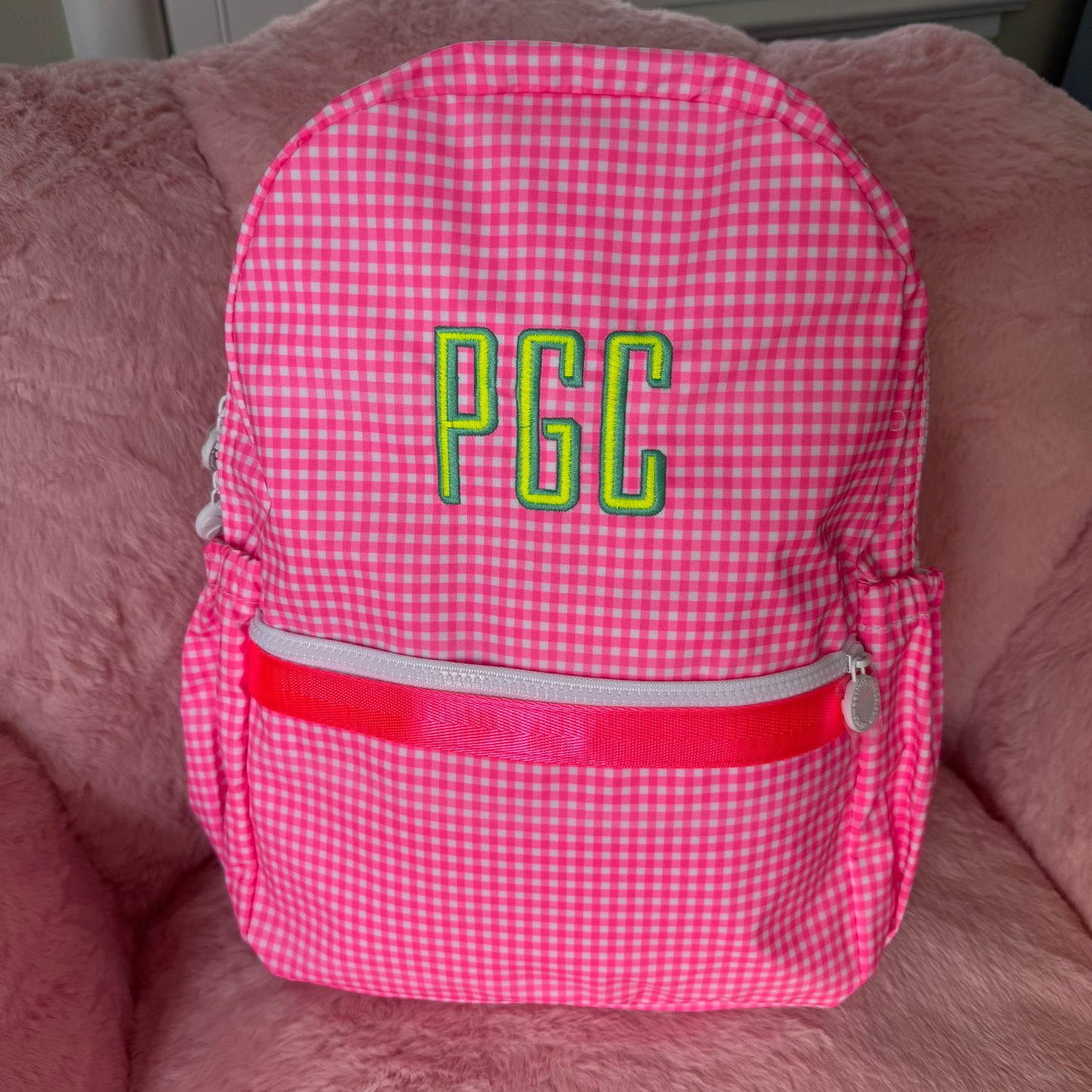 Medium glossy Mint backpack