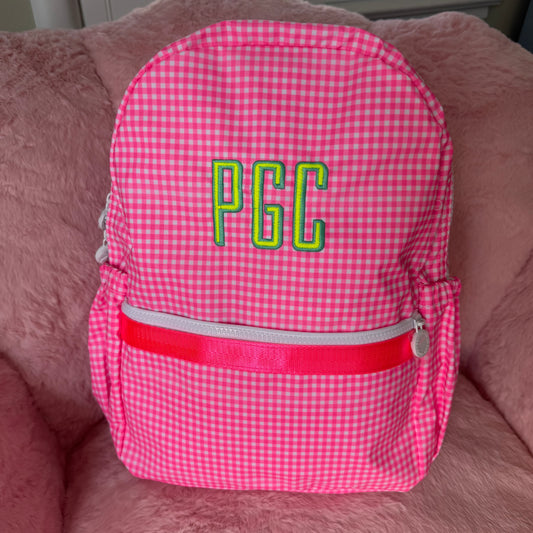 Medium glossy Mint backpack