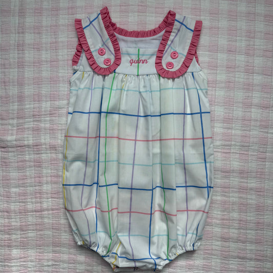 Ruffle strap bubble