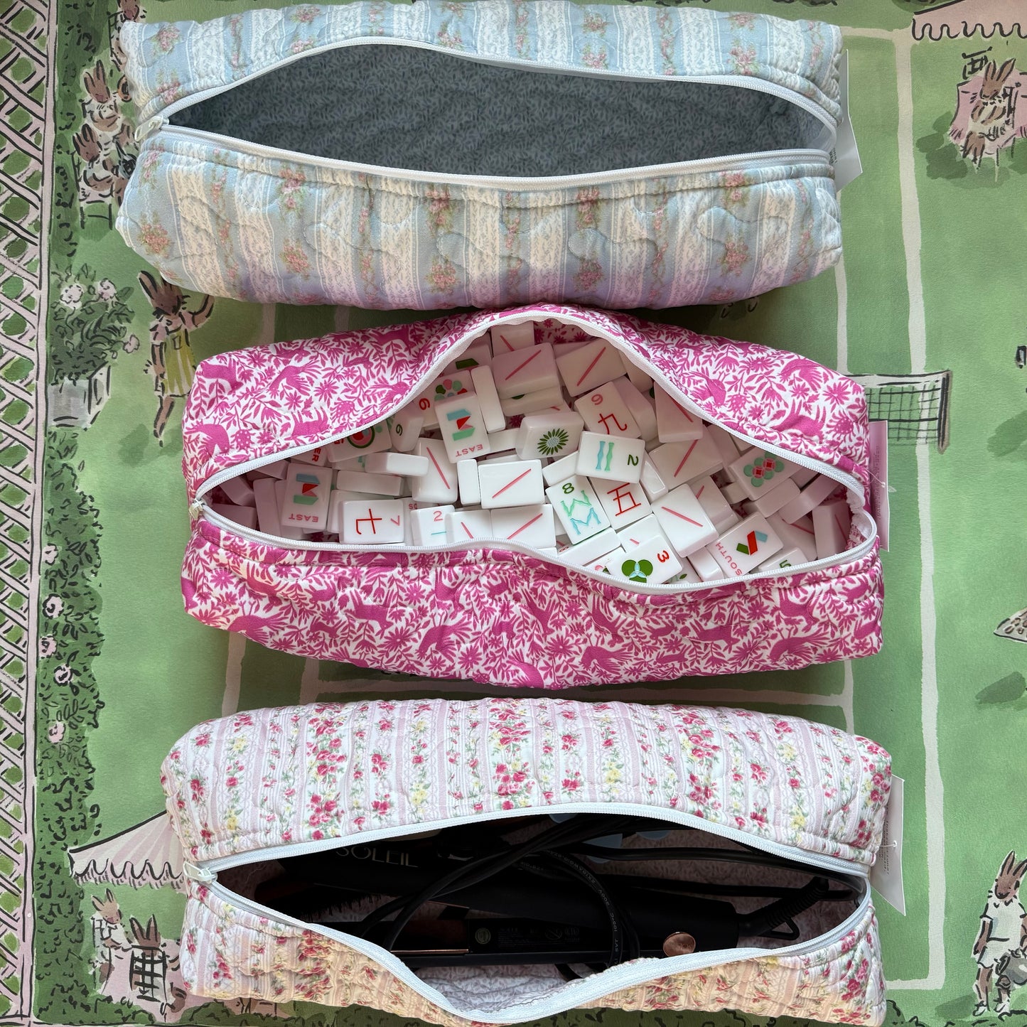 Quilted hot tools (& tiles) bag