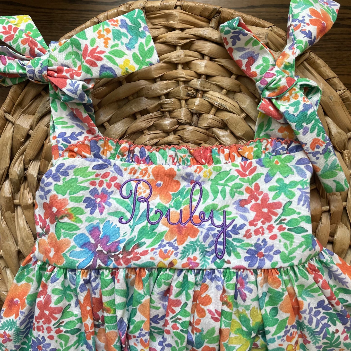 Tropical Tie Strap Bubble