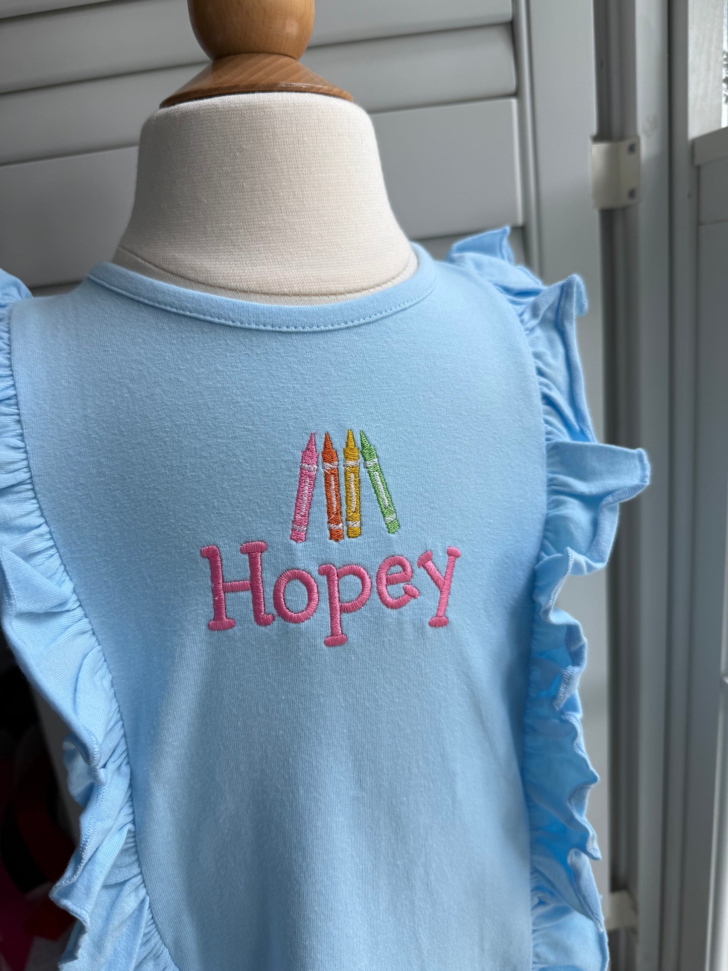 Scalloped Shorts Set