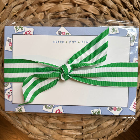 Mahjong slab notepad