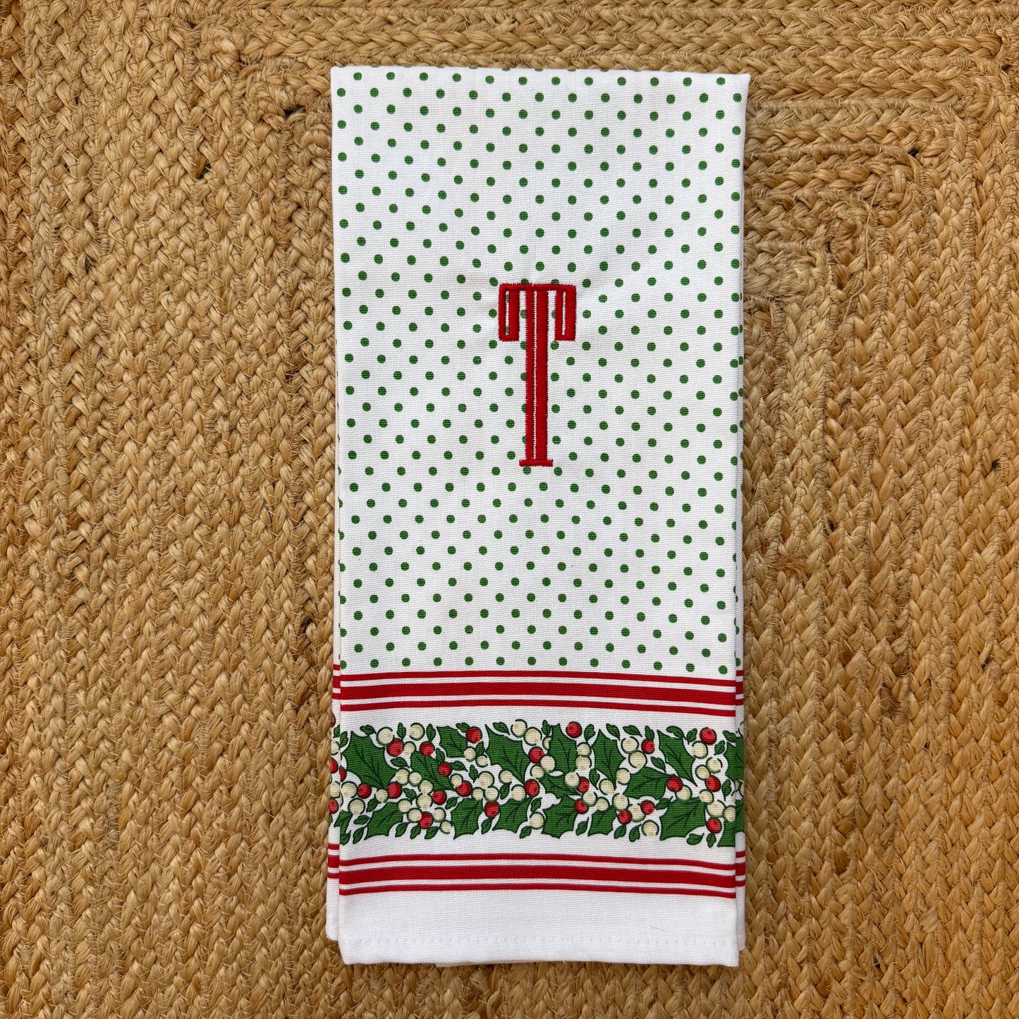 Holiday tea towel
