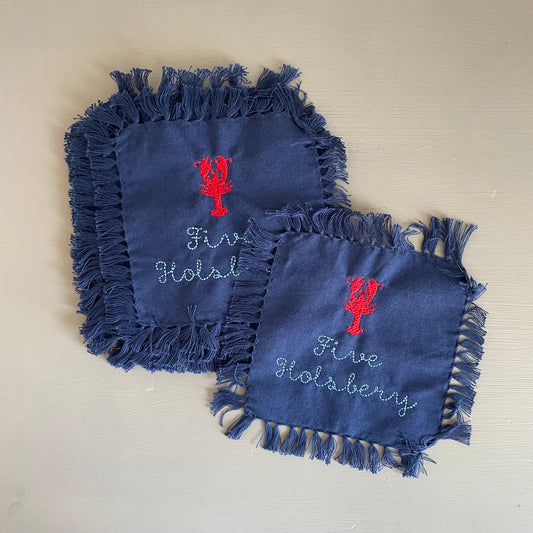 Fringe cocktail napkin (set of 4)