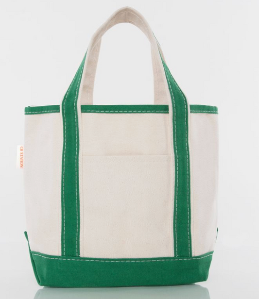 Mini Open Top Canvas Tote