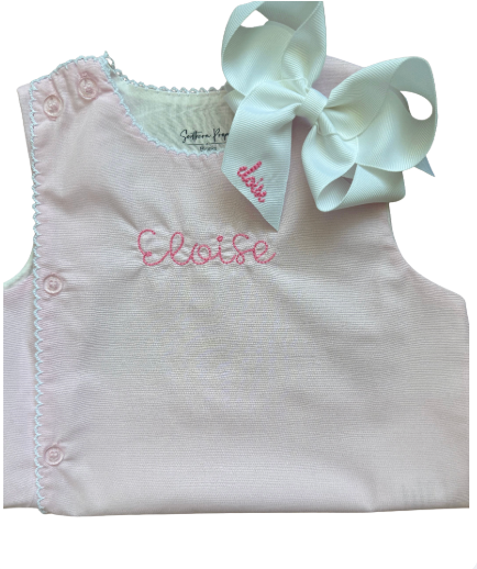 Diaper Set with picot trim