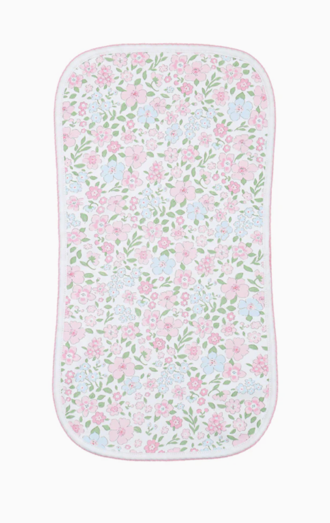 English Garden burp cloth