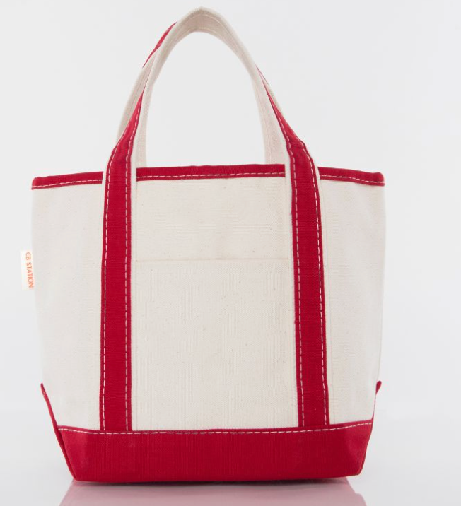 Mini Open Top Canvas Tote