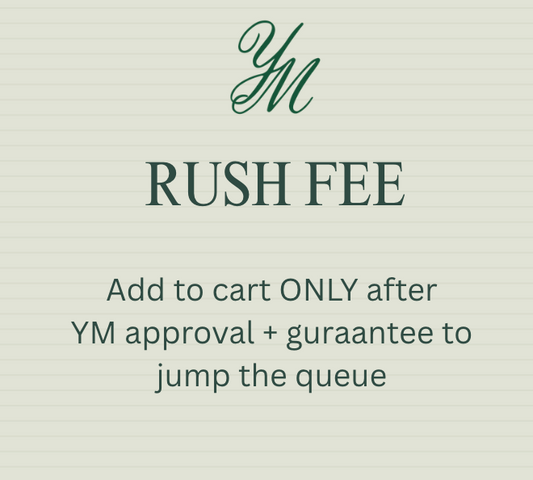 Rush fee -- add to cart after YM approval