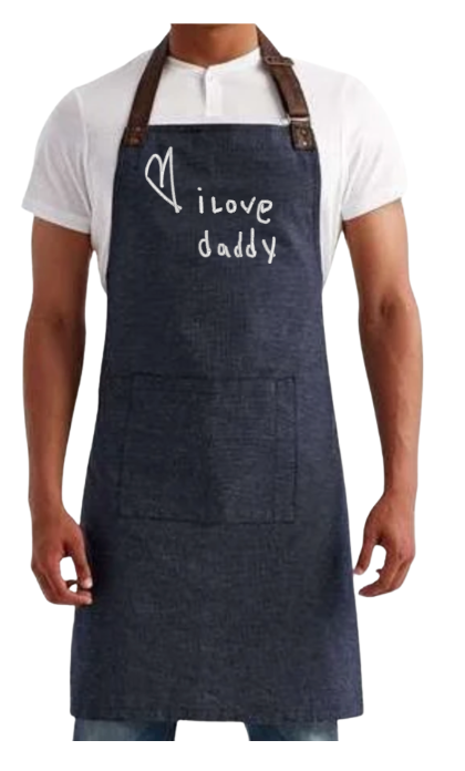 Men's bib apron