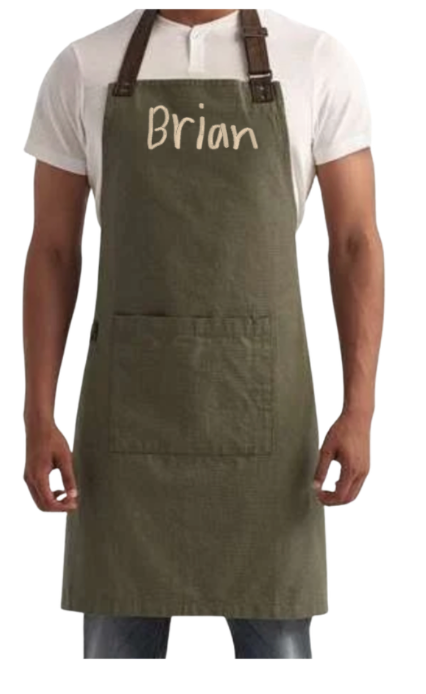 Men's bib apron