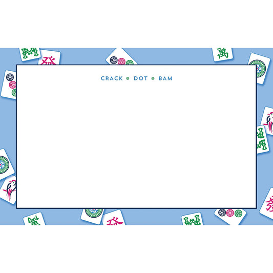 Mahjong slab notepad