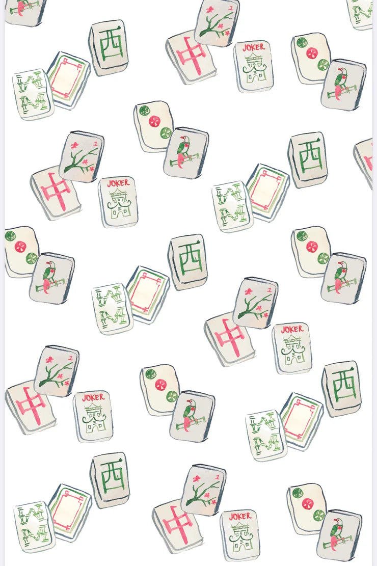 Mahjong tea towel