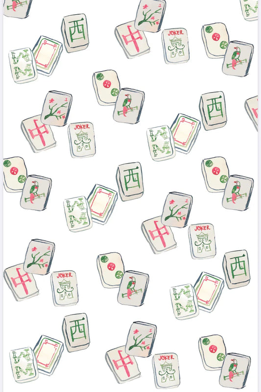 Mahjong tea towel