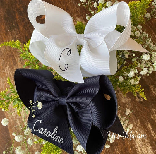 Grosgrain bow