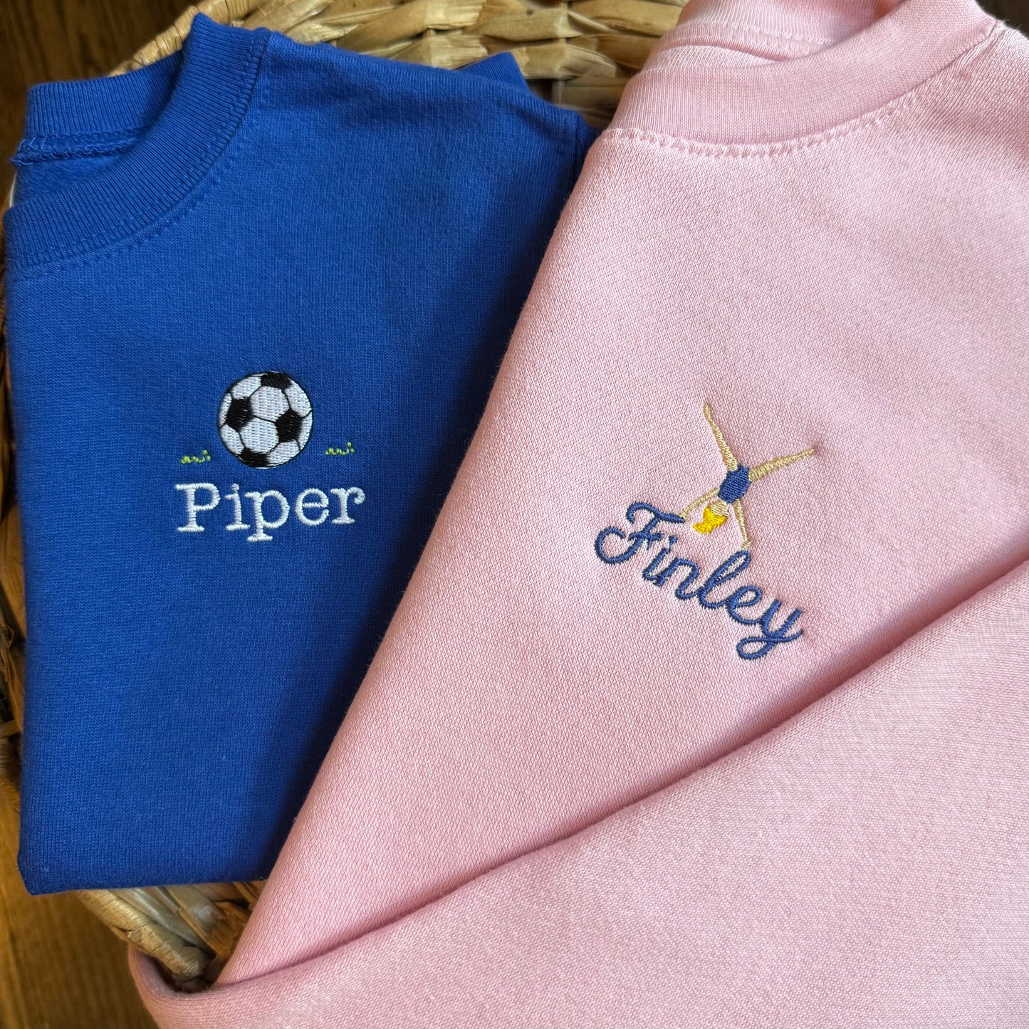 Toddler Crewneck Sweatshirt with Mini Design (included)