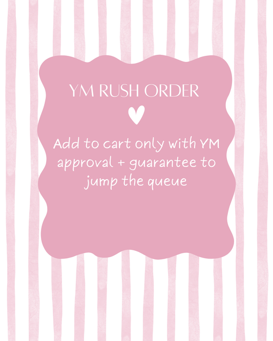 Rush fee -- add to cart after YM approval