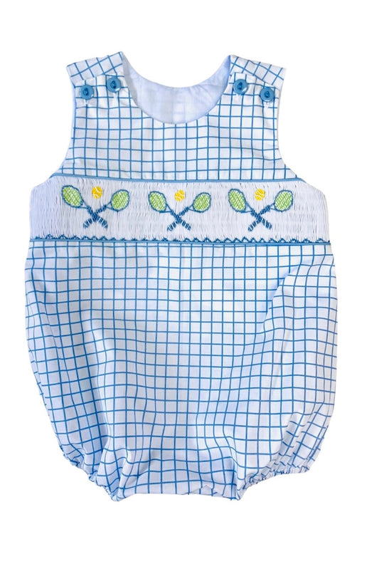 Boys smocked tennis bubble