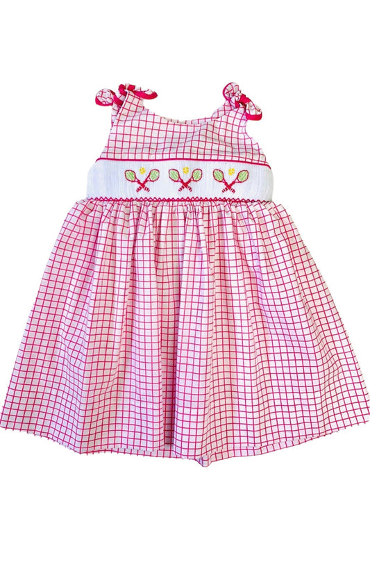Smocked tennis dress